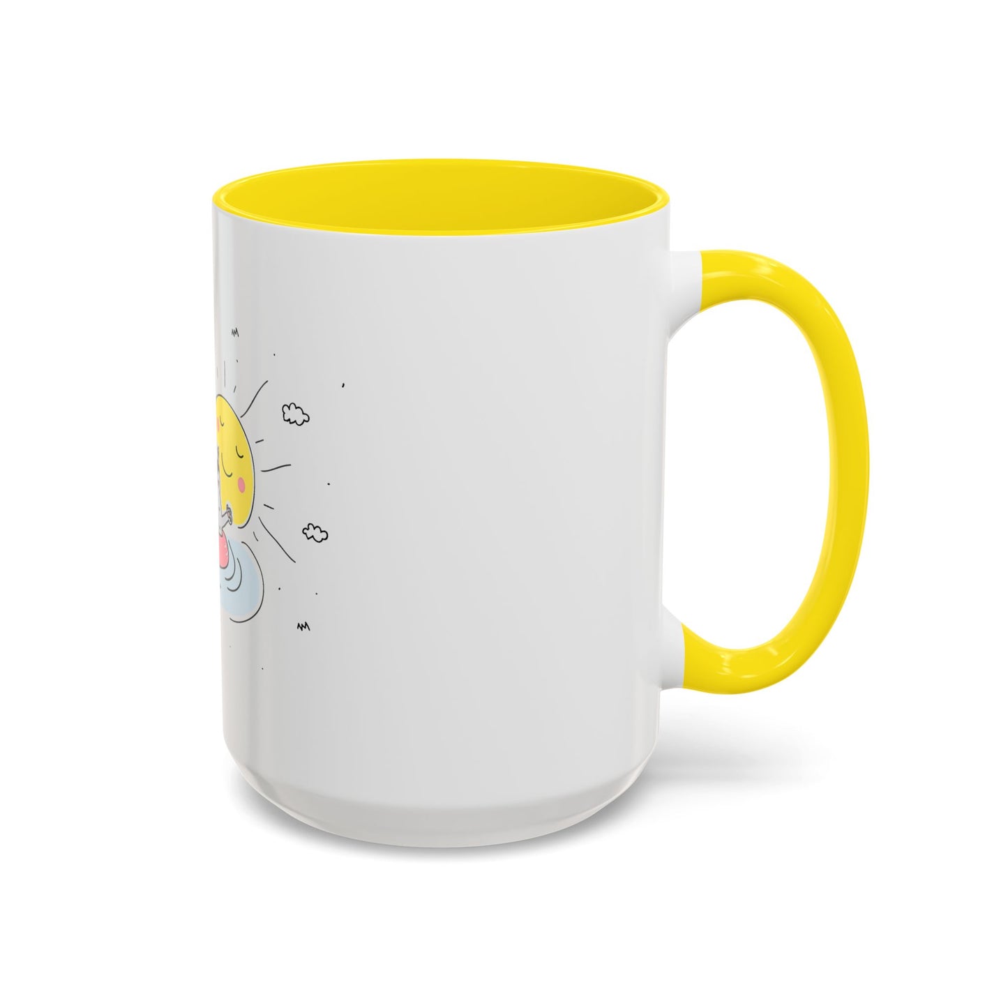 Jingles The Summertime Cat. Accent Coffee Mug, 11oz