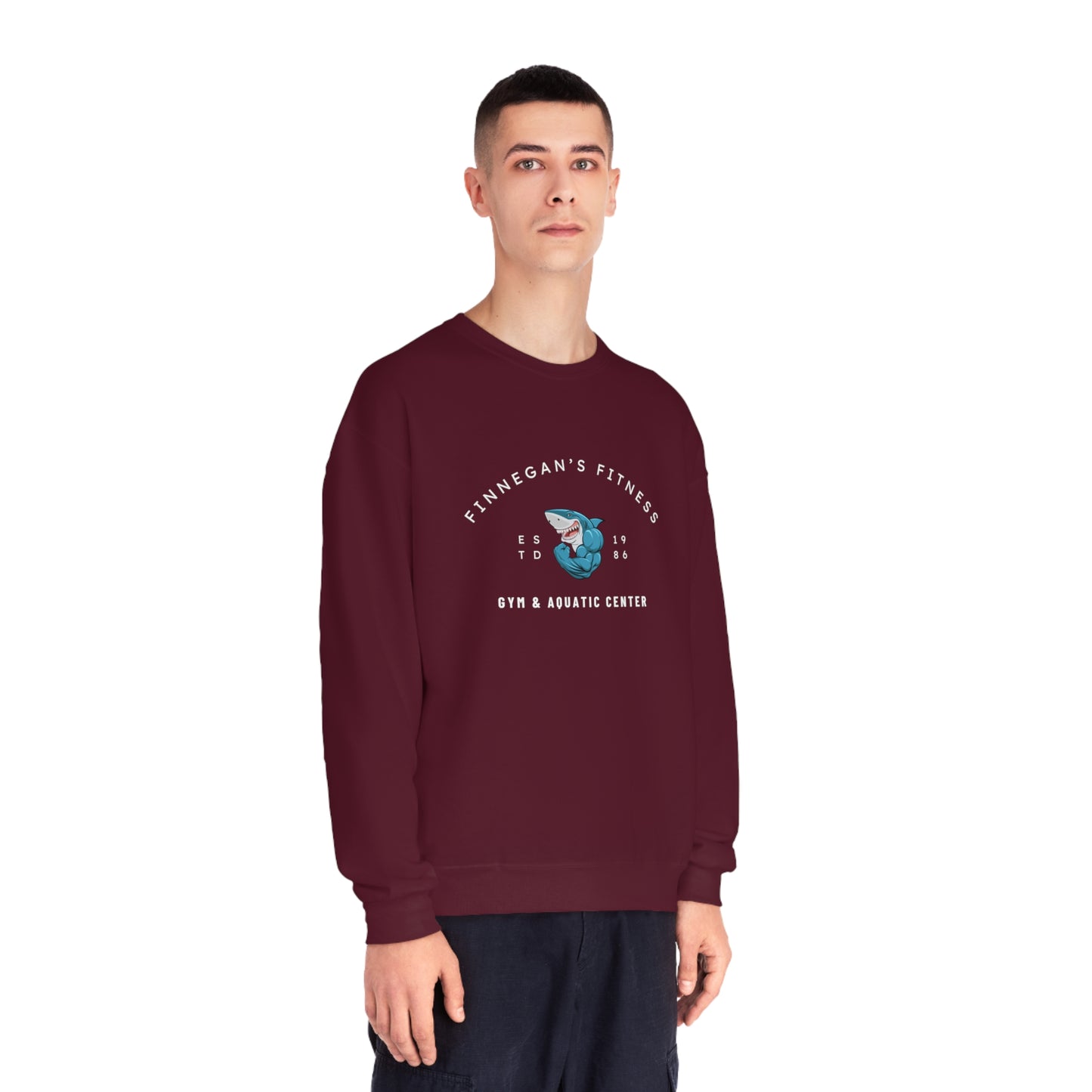 Finnegan's Fitness. Gym and Aquatic Center. Unisex NuBlend® Crewneck Sweatshirt