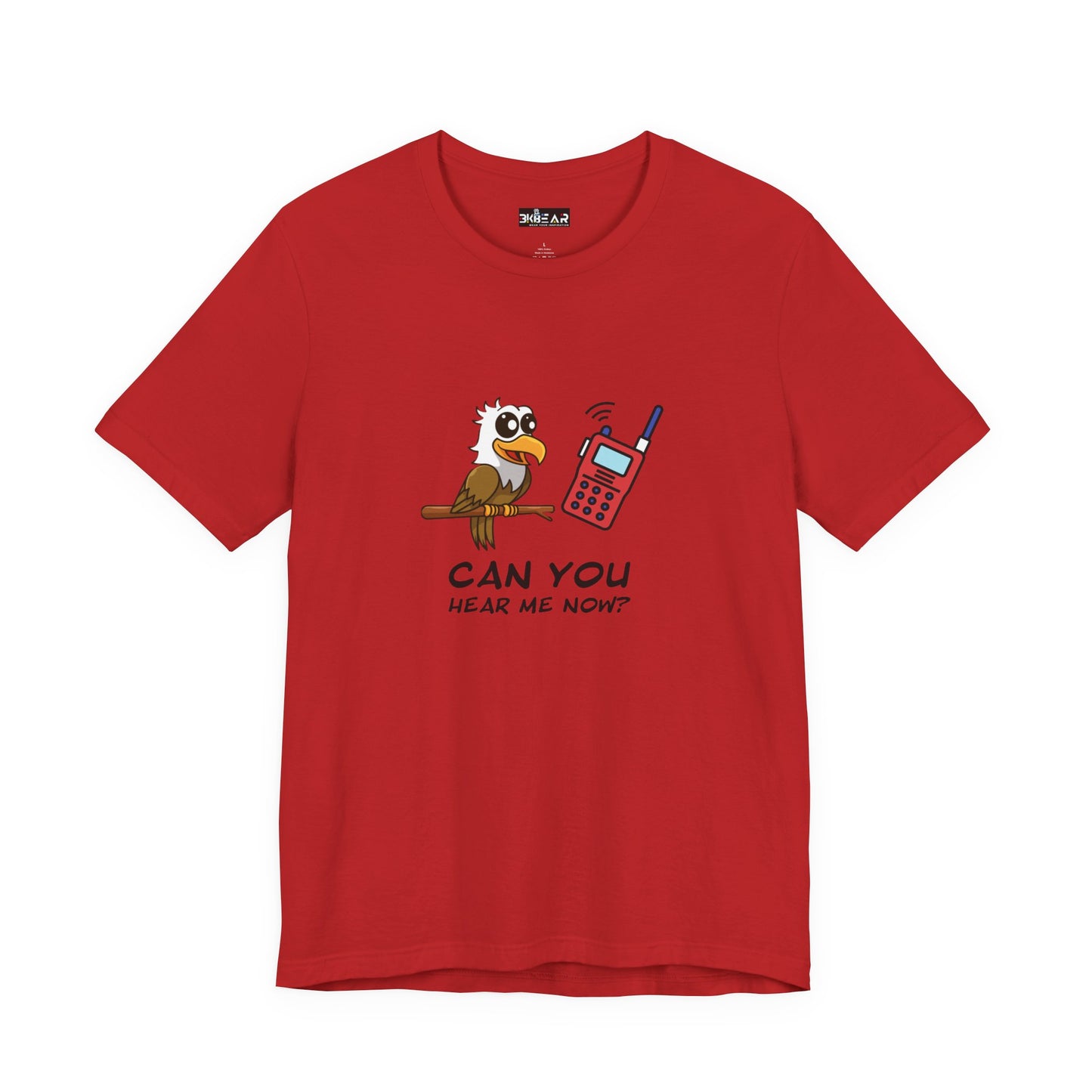 Burrowing Owl. Can You Hear Me Now? Unisex Jersey Short Sleeve Tee