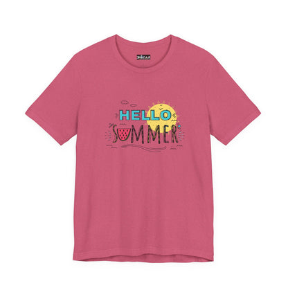 Hello Summer. Unisex Jersey Short Sleeve Tee