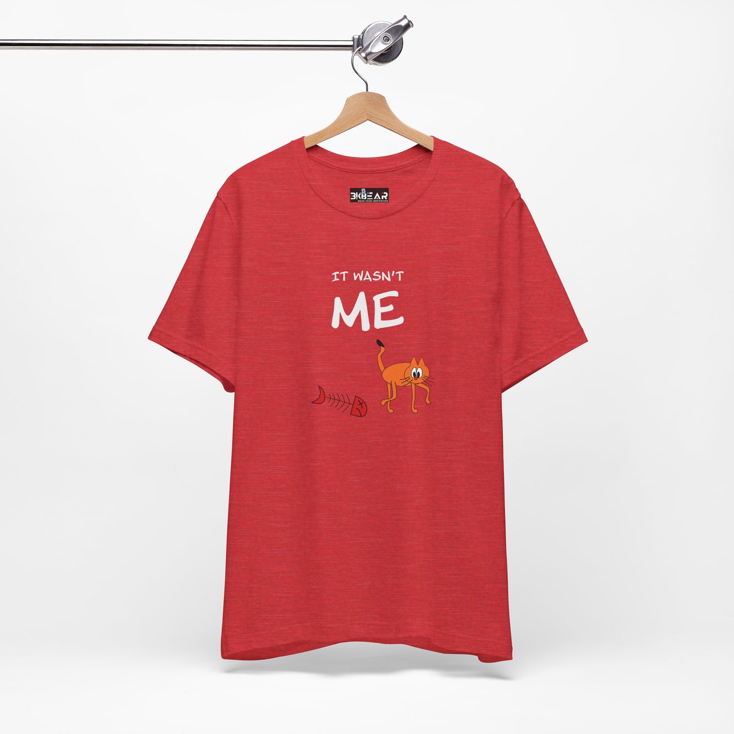 Leo The Cat Didn't Do It. Unisex Jersey Short Sleeve Tee
