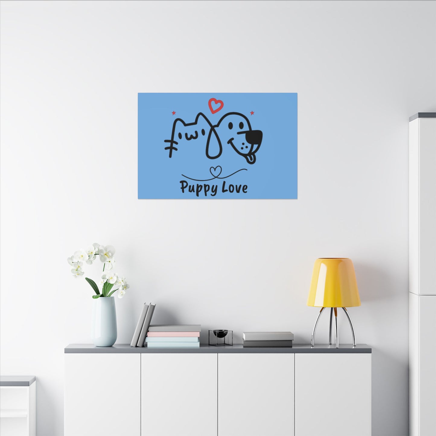 Puppy Love. Canvas Gallery Wraps