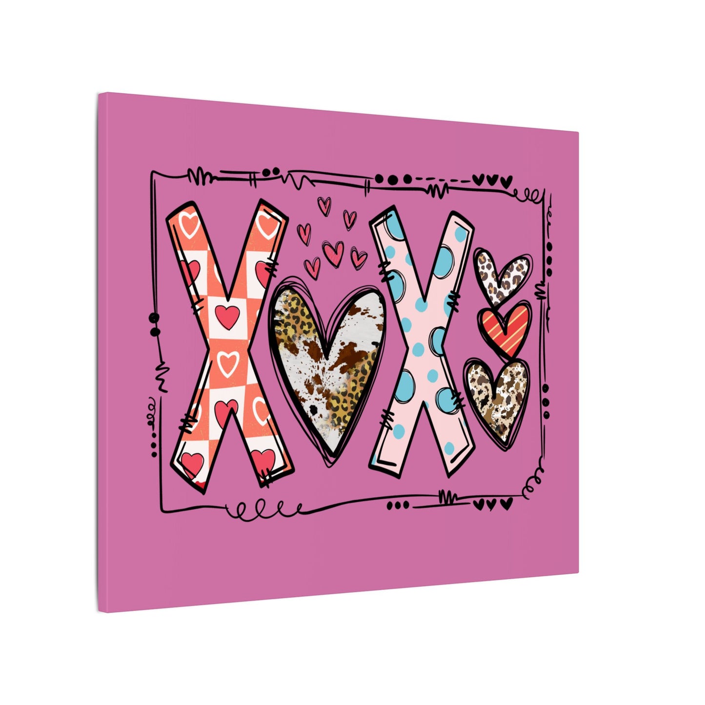 Sign of Love. XOXO. Canvas Gallery Wraps