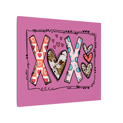 Sign of Love. XOXO. Canvas Gallery Wraps