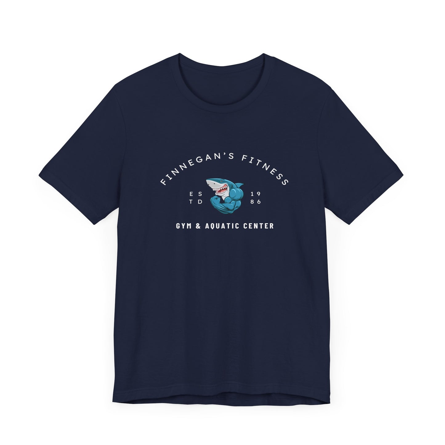 Finnegan's Fitness. Gym and Aquatic Center.  Unisex Jersey Short Sleeve Tee