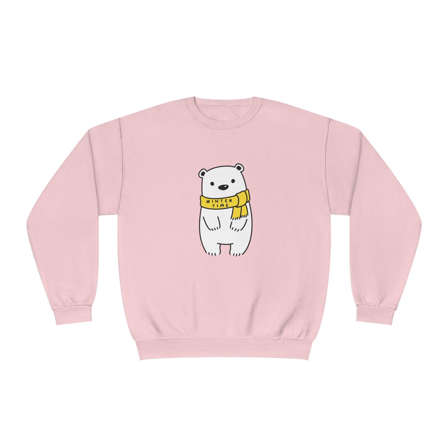 Winter Time BK Bear. Unisex NuBlend® Crewneck Sweatshirt