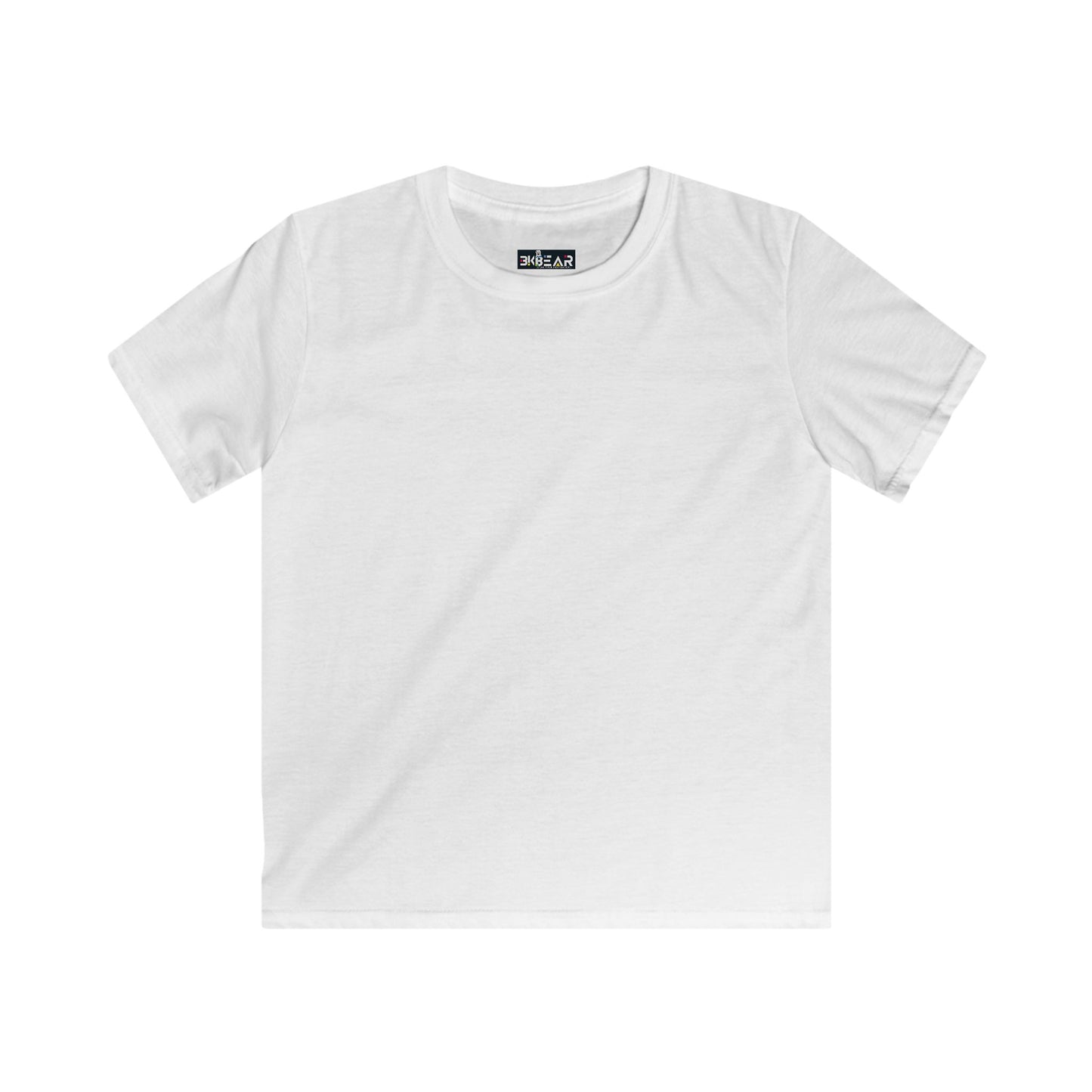 White Kids Tee - Solid Color Softstyle Shirt