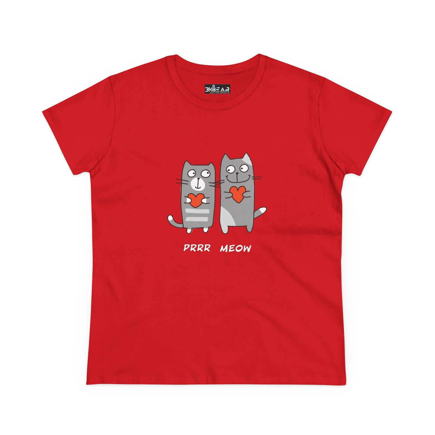 Happy Cat's. Prrr Meow. Women's Midweight Cotton Tee