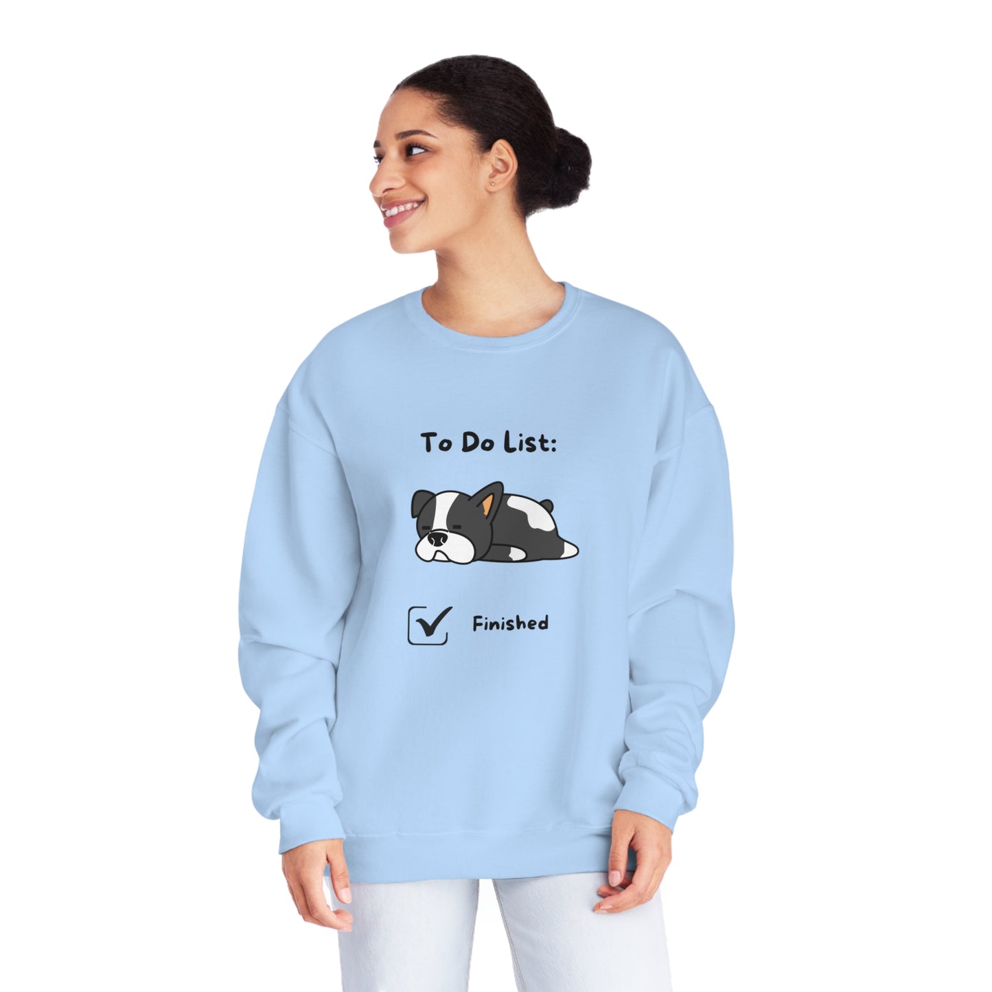 To Do List. Finished. Unisex NuBlend® Crewneck Sweatshirt