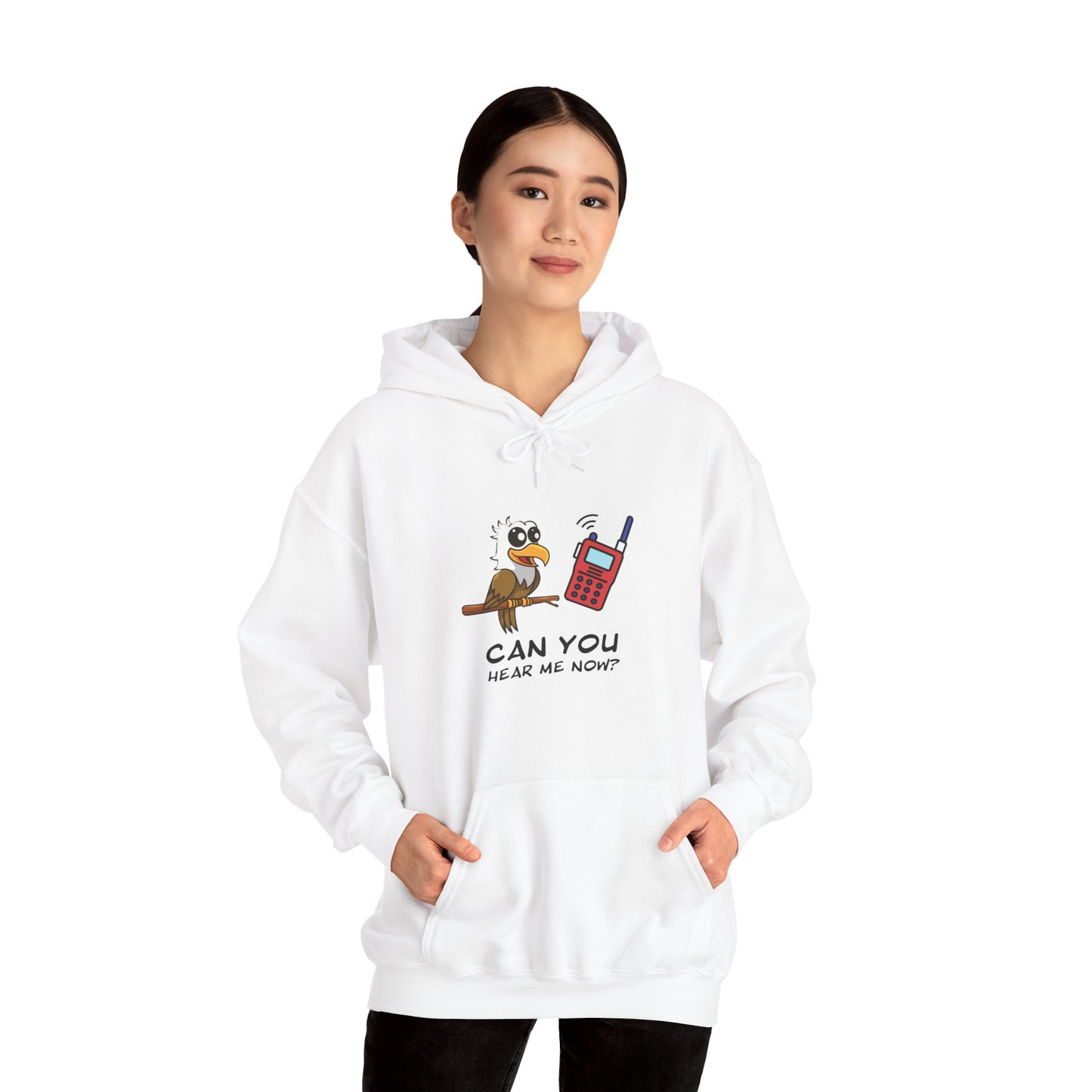 Owl Graphic Sweatshirt – Can You Hear Me Now? Bird on a Mission