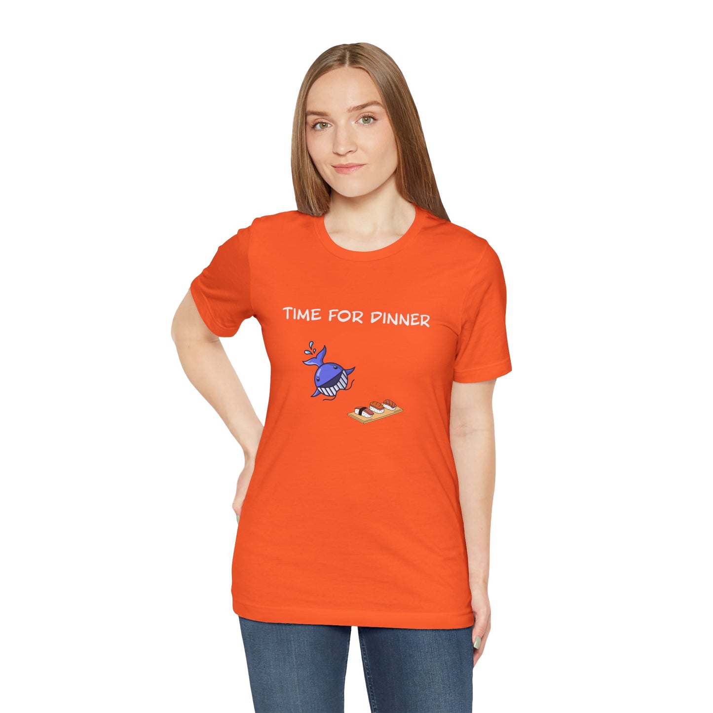 Time For Dinner. Unisex Jersey Short Sleeve Tee