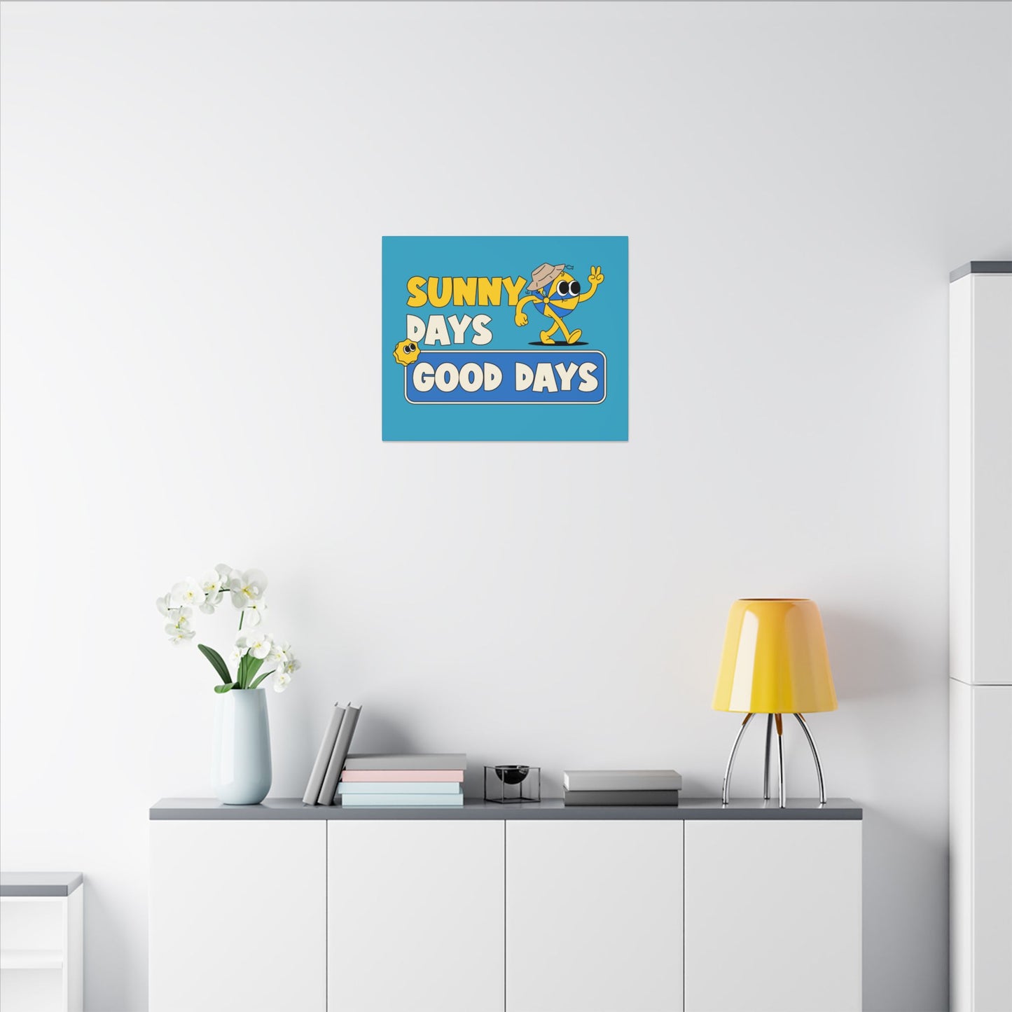Canvas Print: Good Vibes Sunny Day