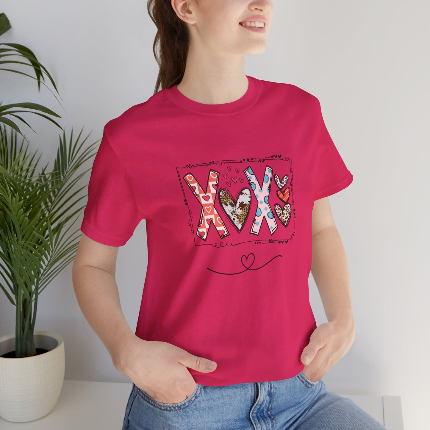 Sign of Love. XOXO.  Women's Unisex Jersey Short Sleeve Tee