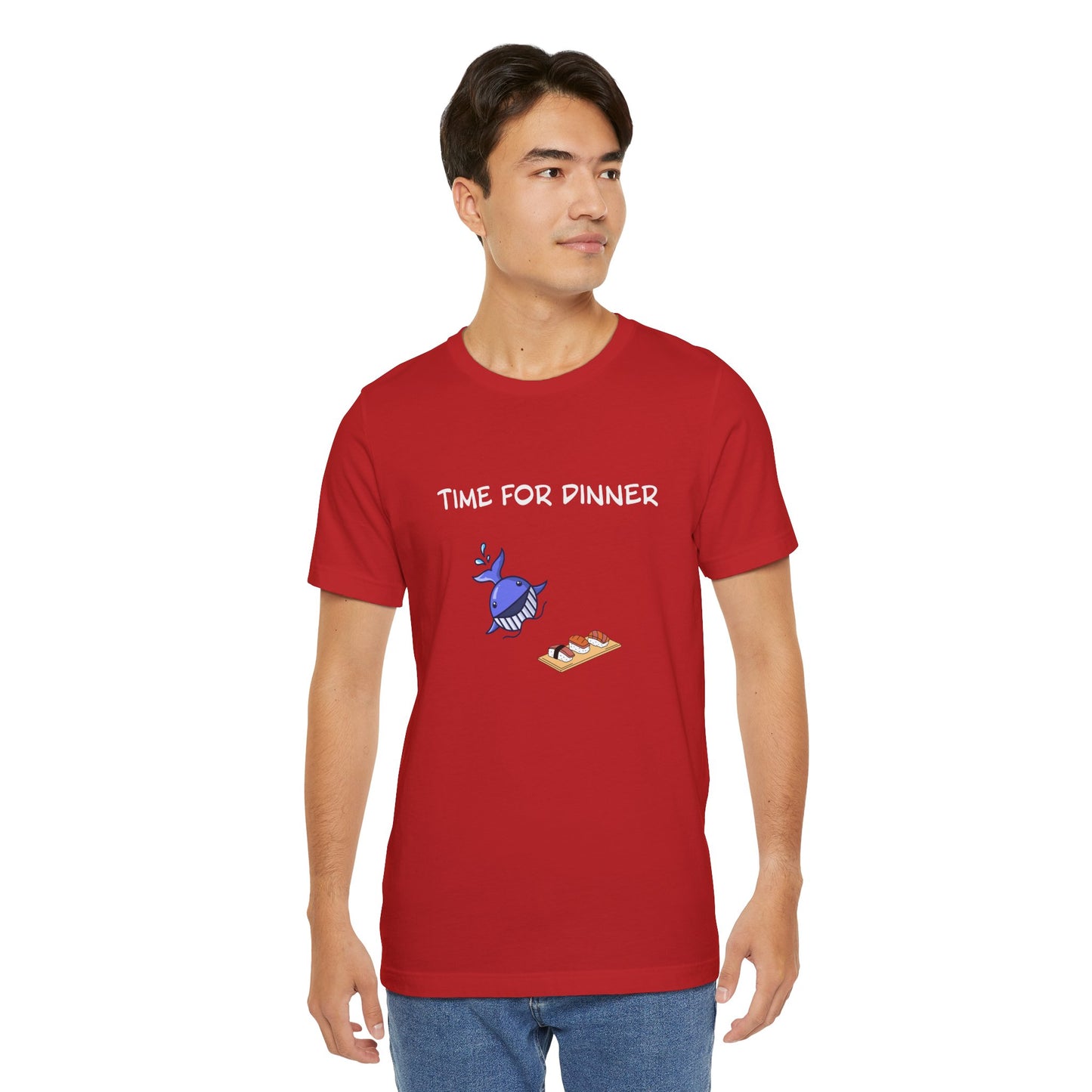 Time For Dinner. Unisex Jersey Short Sleeve Tee