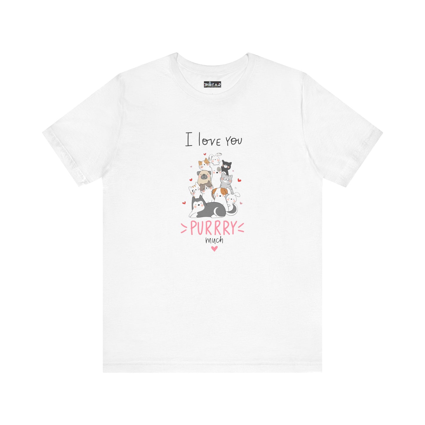 Adorable Animals that Love You Purry Much. Unisex Jersey Short Sleeve Tee