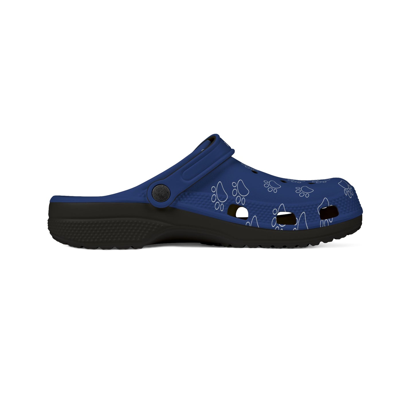 Blue Paw Print Clogs For Men - Dawgs For A Cause