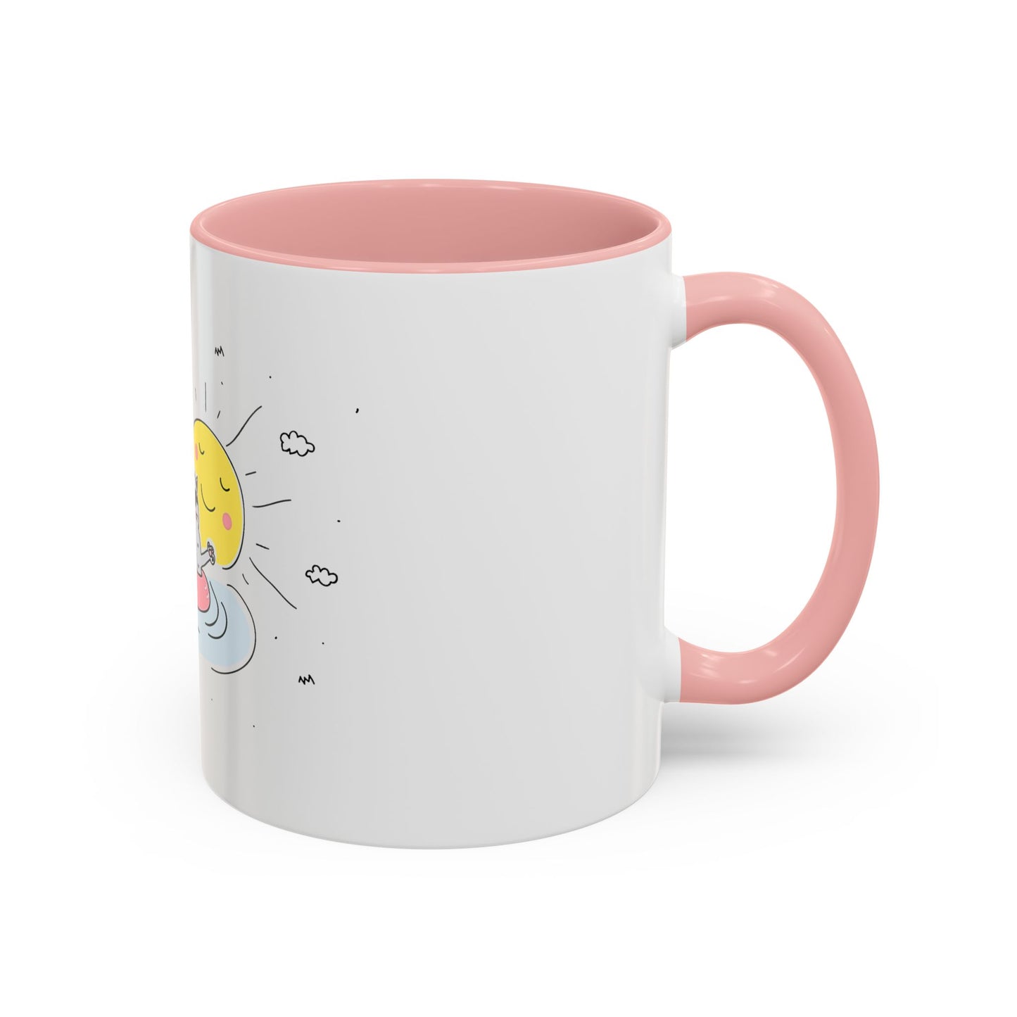 Jingles The Summertime Cat. Accent Coffee Mug, 11oz