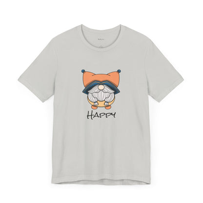 Happy. Gnome. Unisex Jersey Short Sleeve Tee