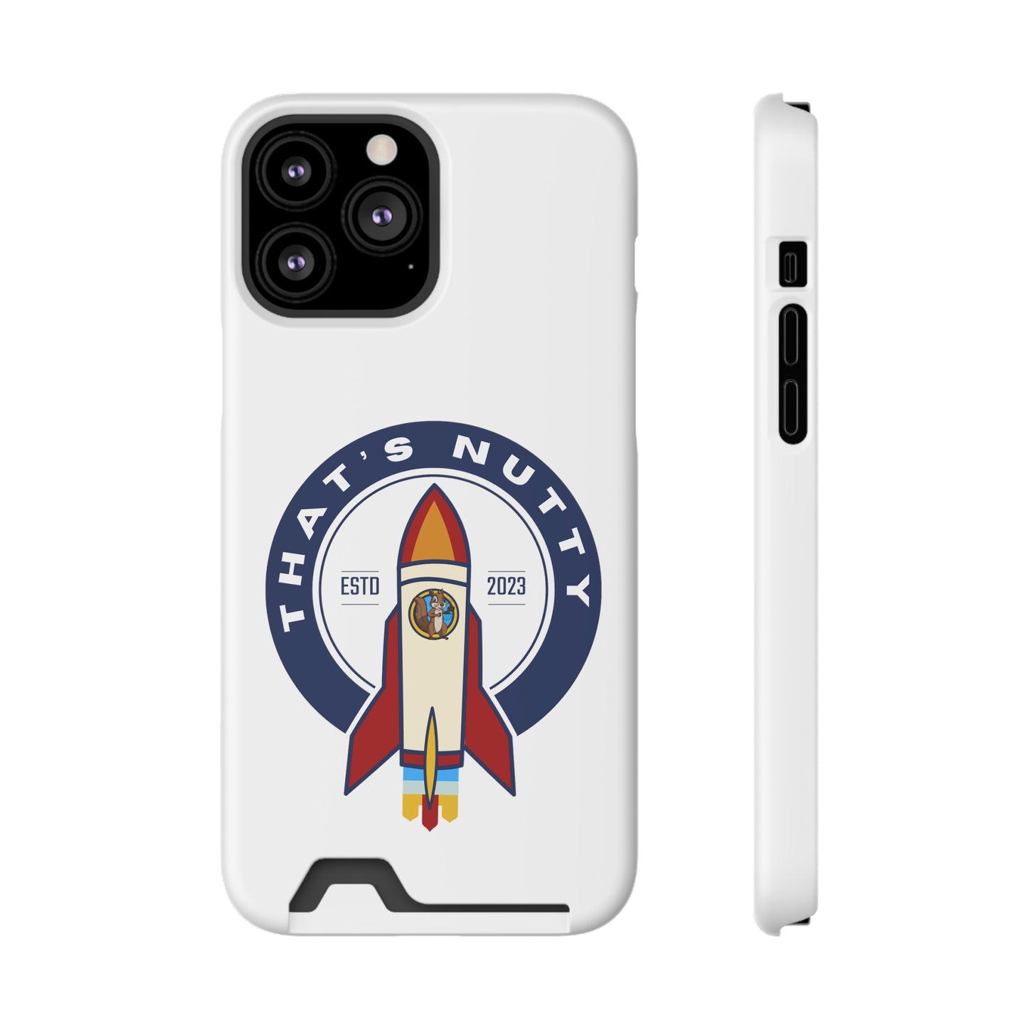 That's Nutty. Phone Case With Card Holder