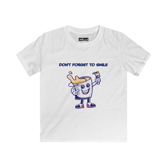 Funny Paint Can Smile Kids Tee