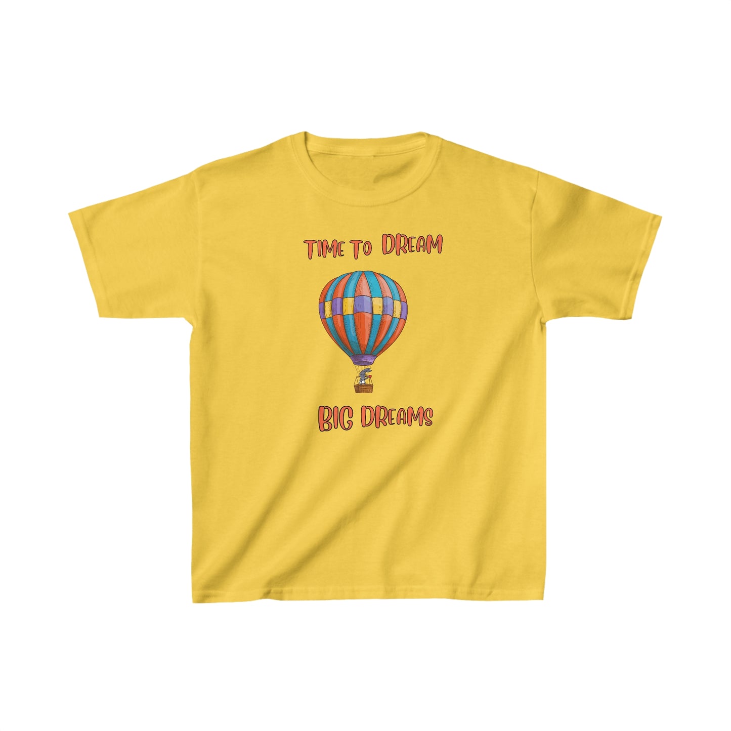 Time To Dream Big Dreams. Kids Heavy Cotton™ Tee