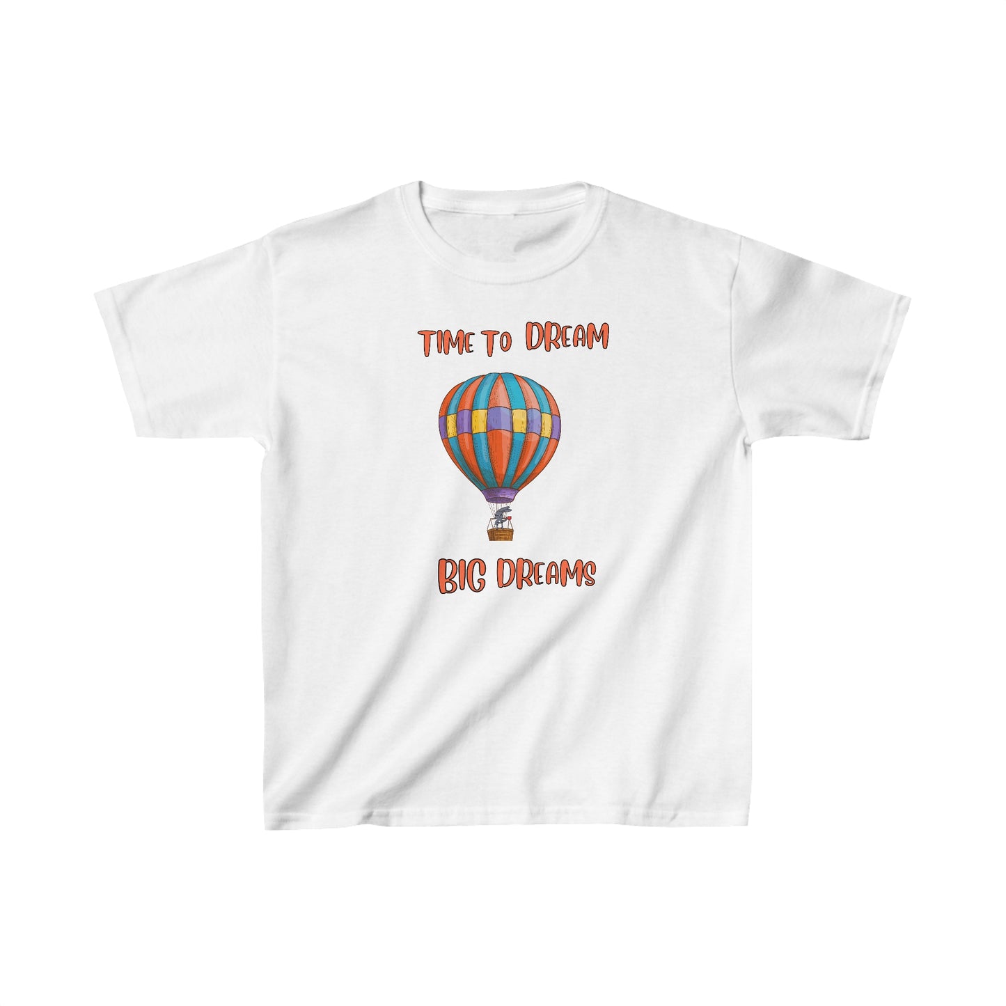 Time To Dream Big Dreams. Kids Heavy Cotton™ Tee