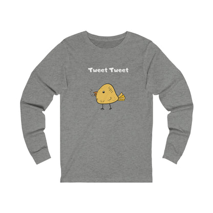 Tweet. Tweet. Unisex Jersey Long Sleeve Tee