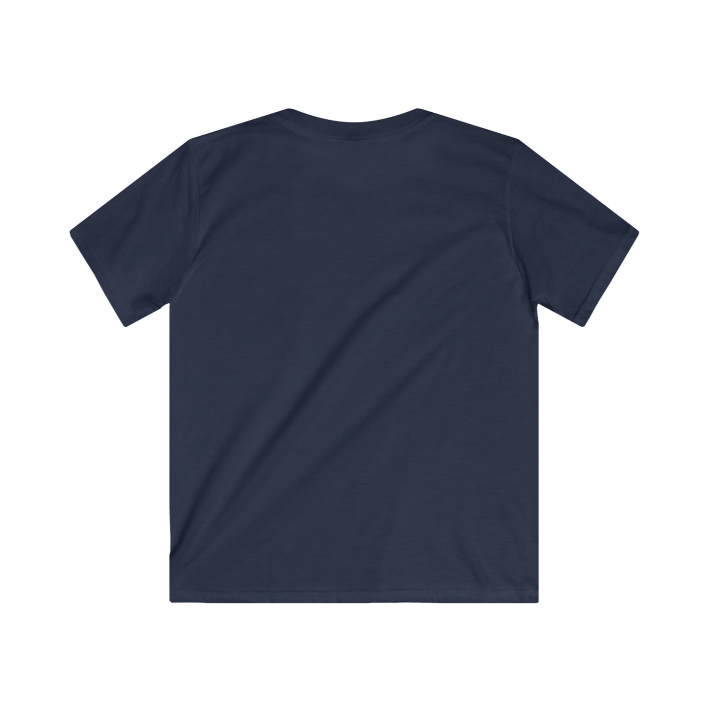 Solid Navy. Kids Softstyle Tee