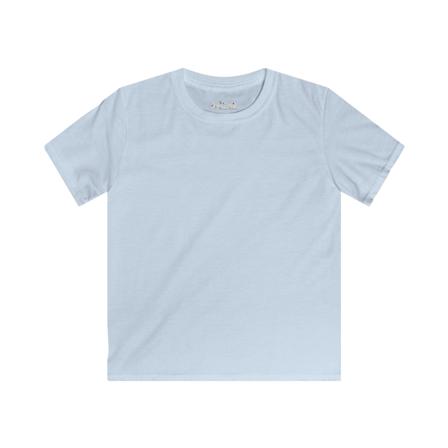 Solid Pink. Kids Softstyle Tee
