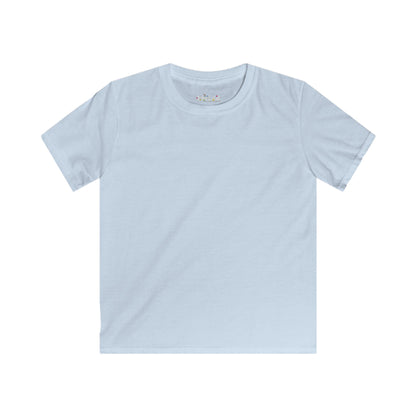 Solid Purple. Kids Softstyle Tee