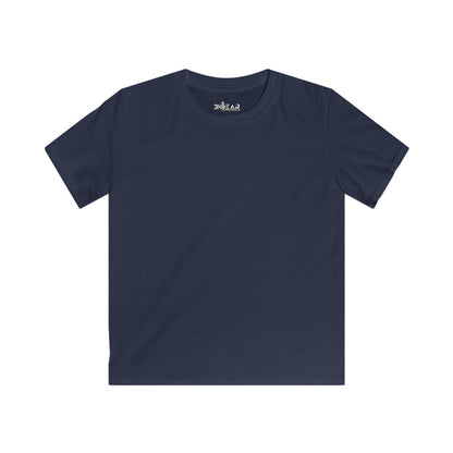 Solid Purple. Kids Softstyle Tee