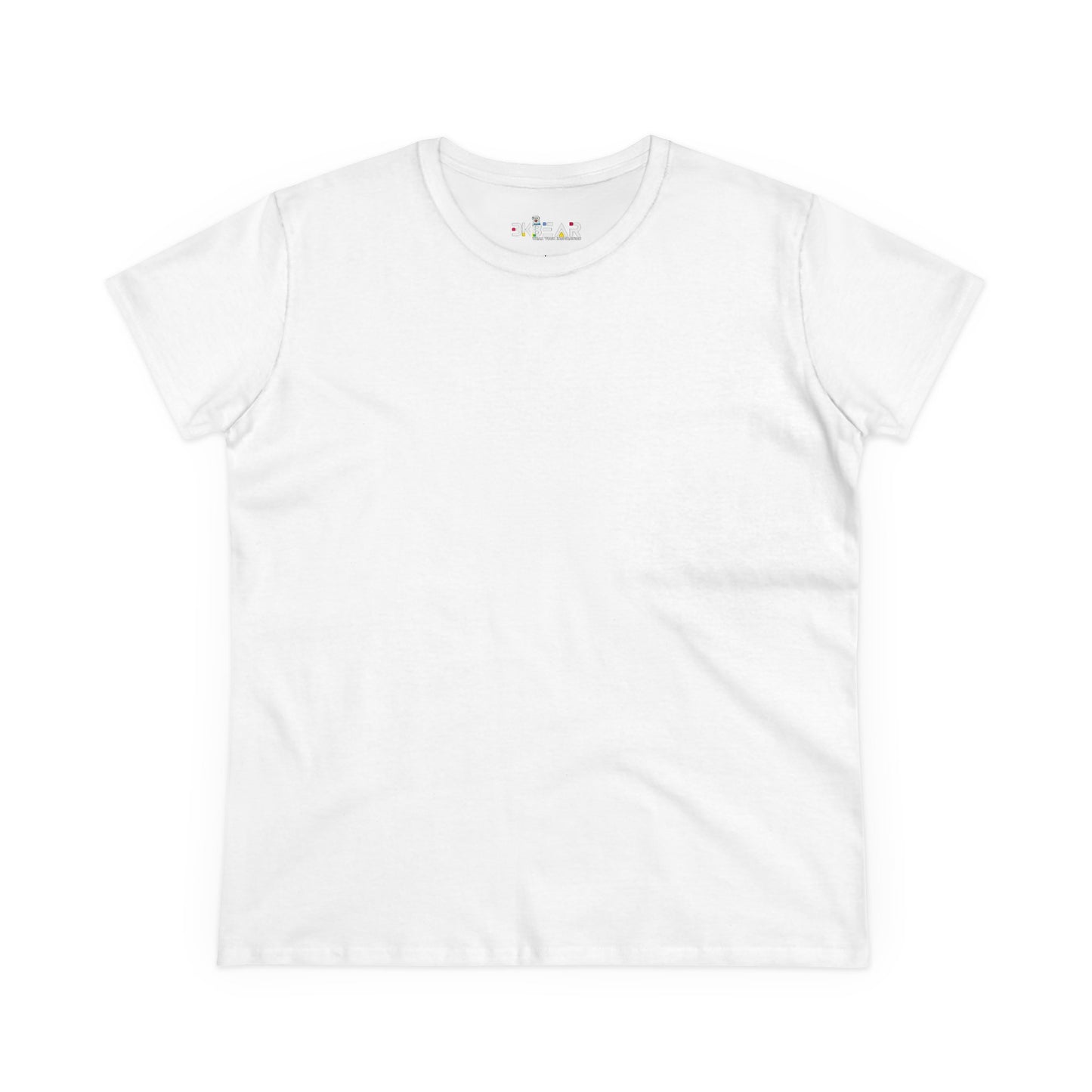 Solid Azalea. Women's Midweight Cotton Tee