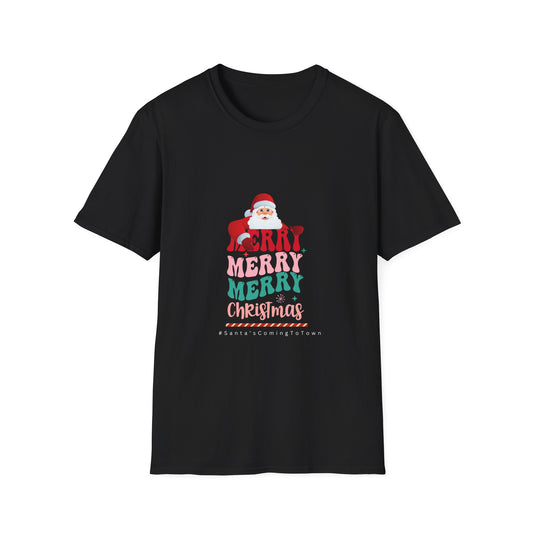 Santa Claus Is Coming to Town, Unisex Softstyle T-Shirt
