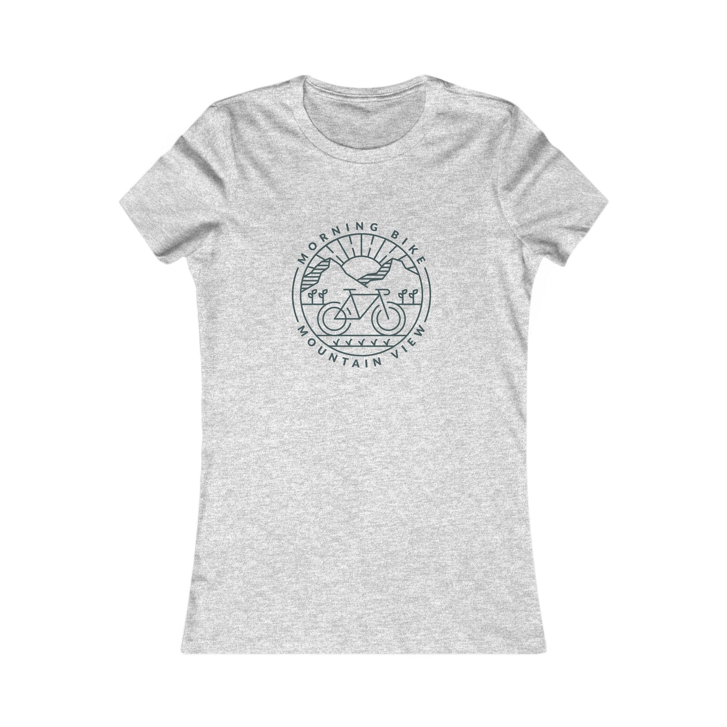 Morning Bike, Mountain View. Women's Favorite Tee