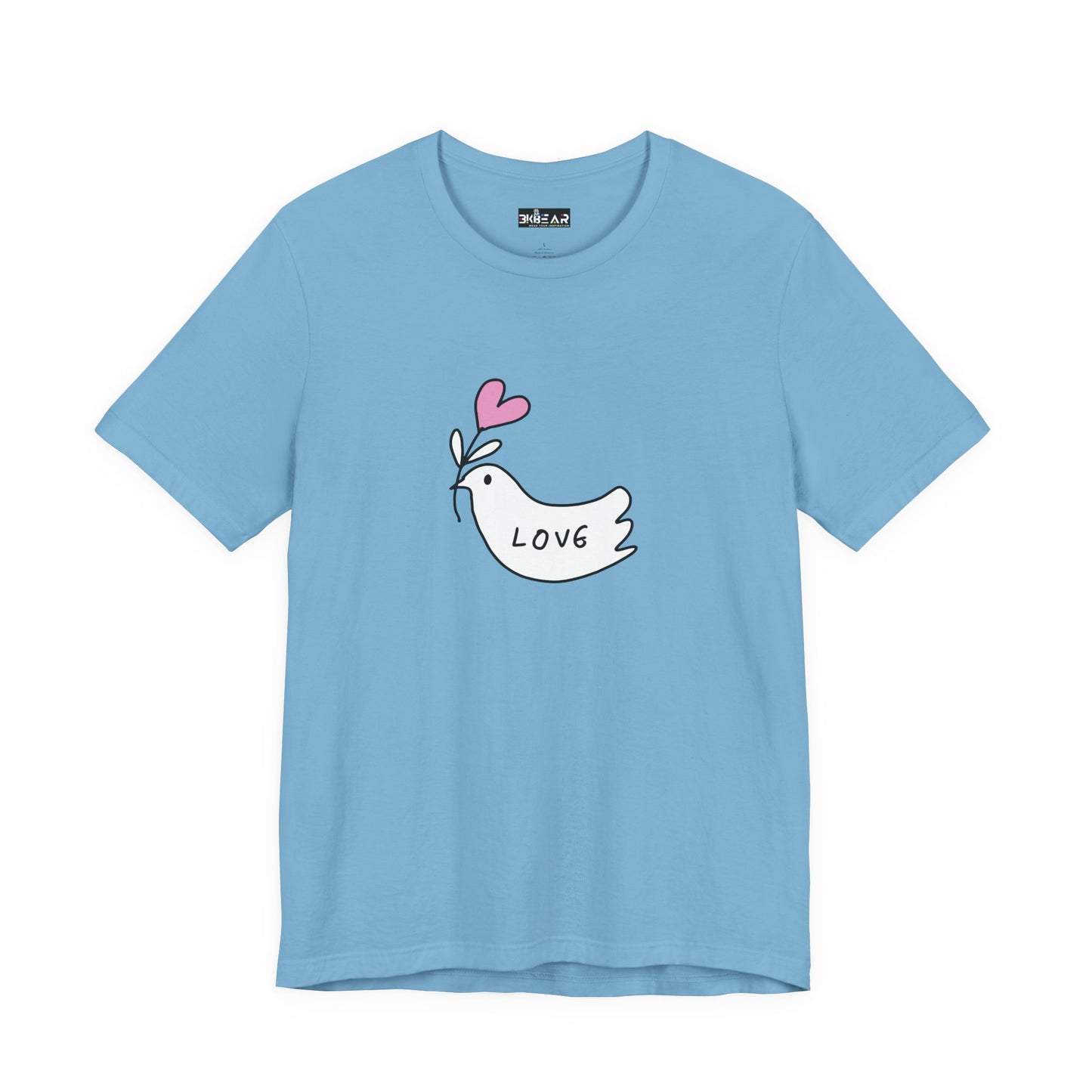 Love. Dove. Unisex Jersey Short Sleeve Tee