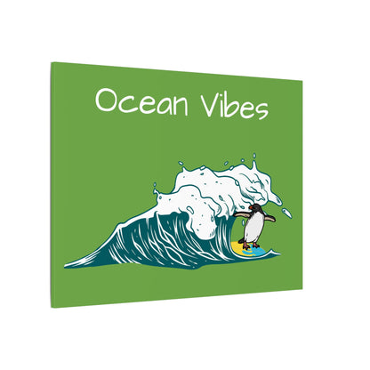 Ocean Vibes. Green Canvas Gallery Wraps