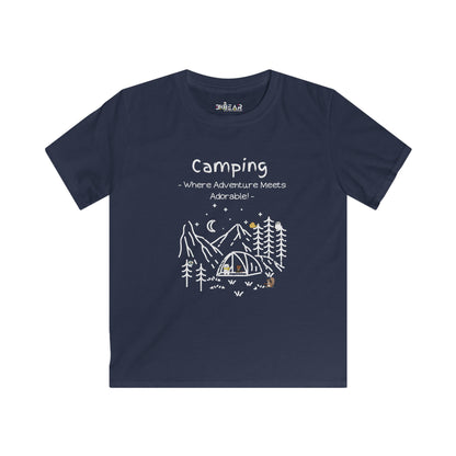 Camping. Where Adventure Meets Adorable. Softstyle Tee
