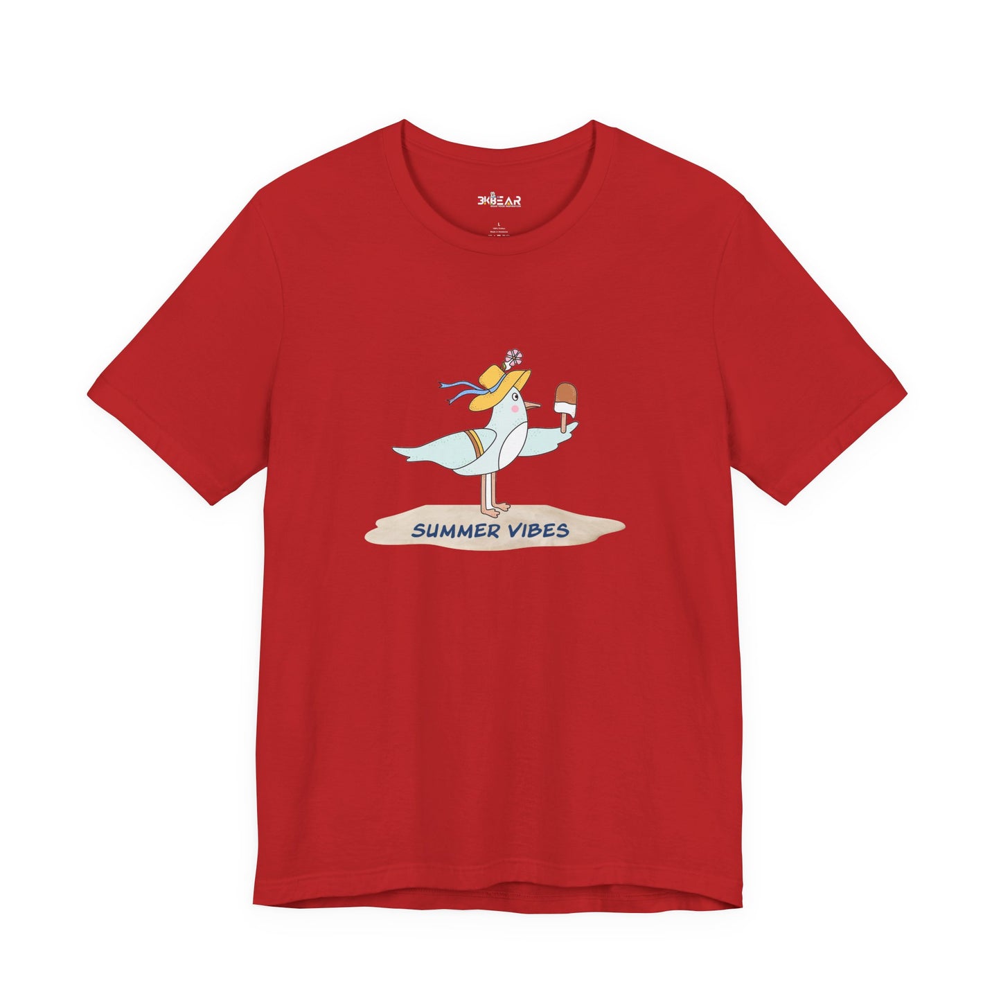 Regal Seagull Summer Vibes. Unisex Jersey Short Sleeve Tee