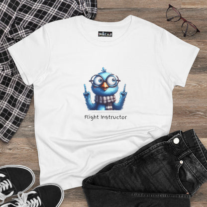 Flight Instructor Women’s T-Shirt - Aviation Pilot Tee