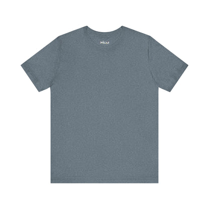 Solid Navy. Unisex Jersey Short Sleeve Tee