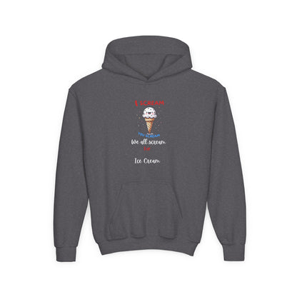 I Scream For Ice Cream. Kids Hoodie