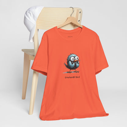Emotional Bird. Unisex Jersey Short Sleeve Tee