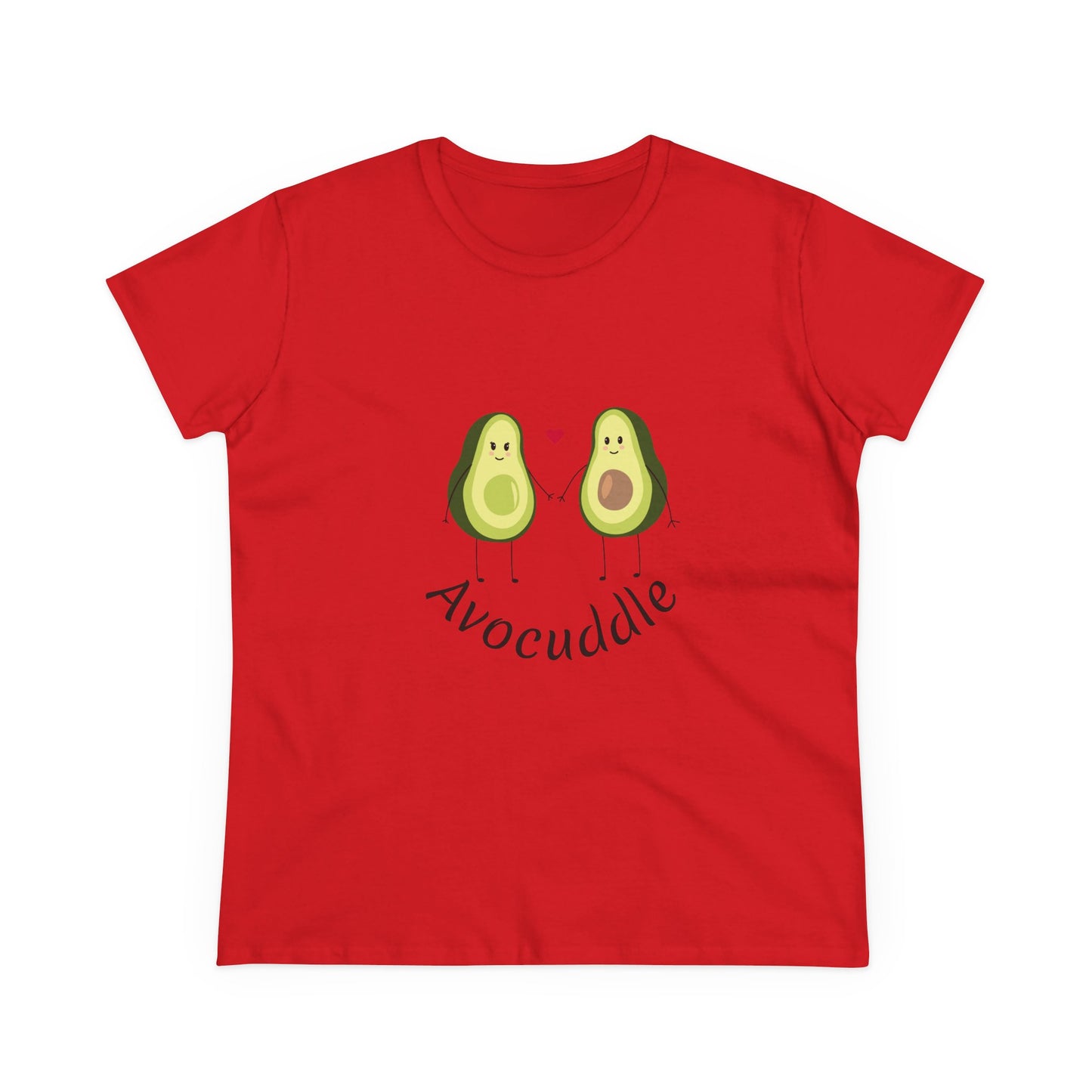 Avocuddle. Women's Midweight Cotton Tee