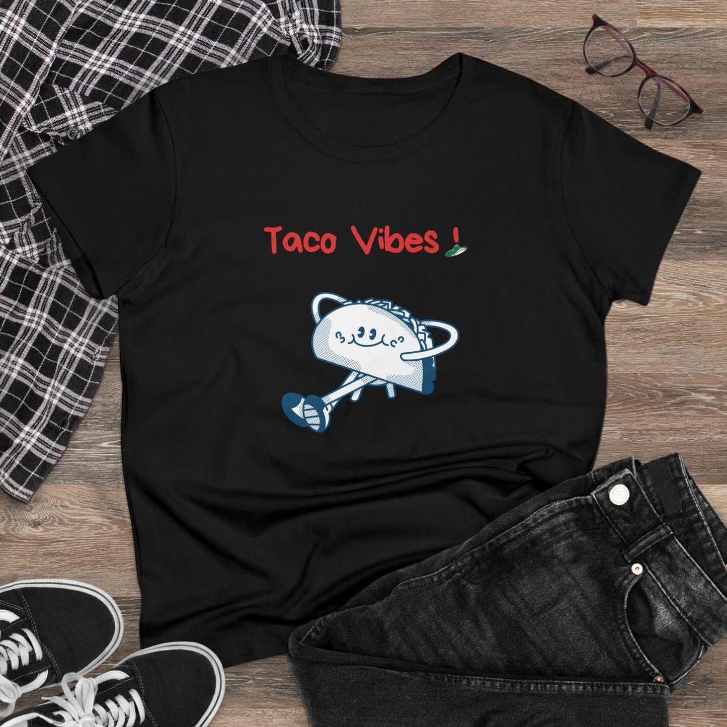 Taco Vibes! Women's Midweight Cotton Tee