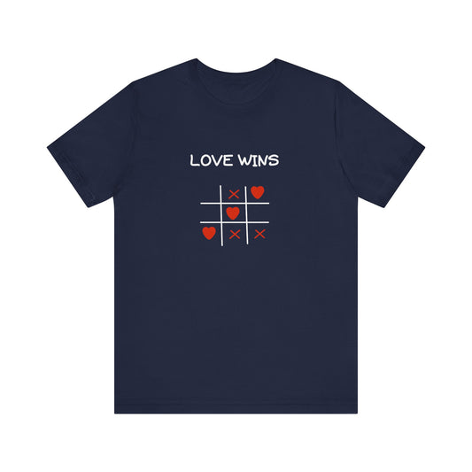 Love Wins!  Unisex Jersey Short Sleeve Tee