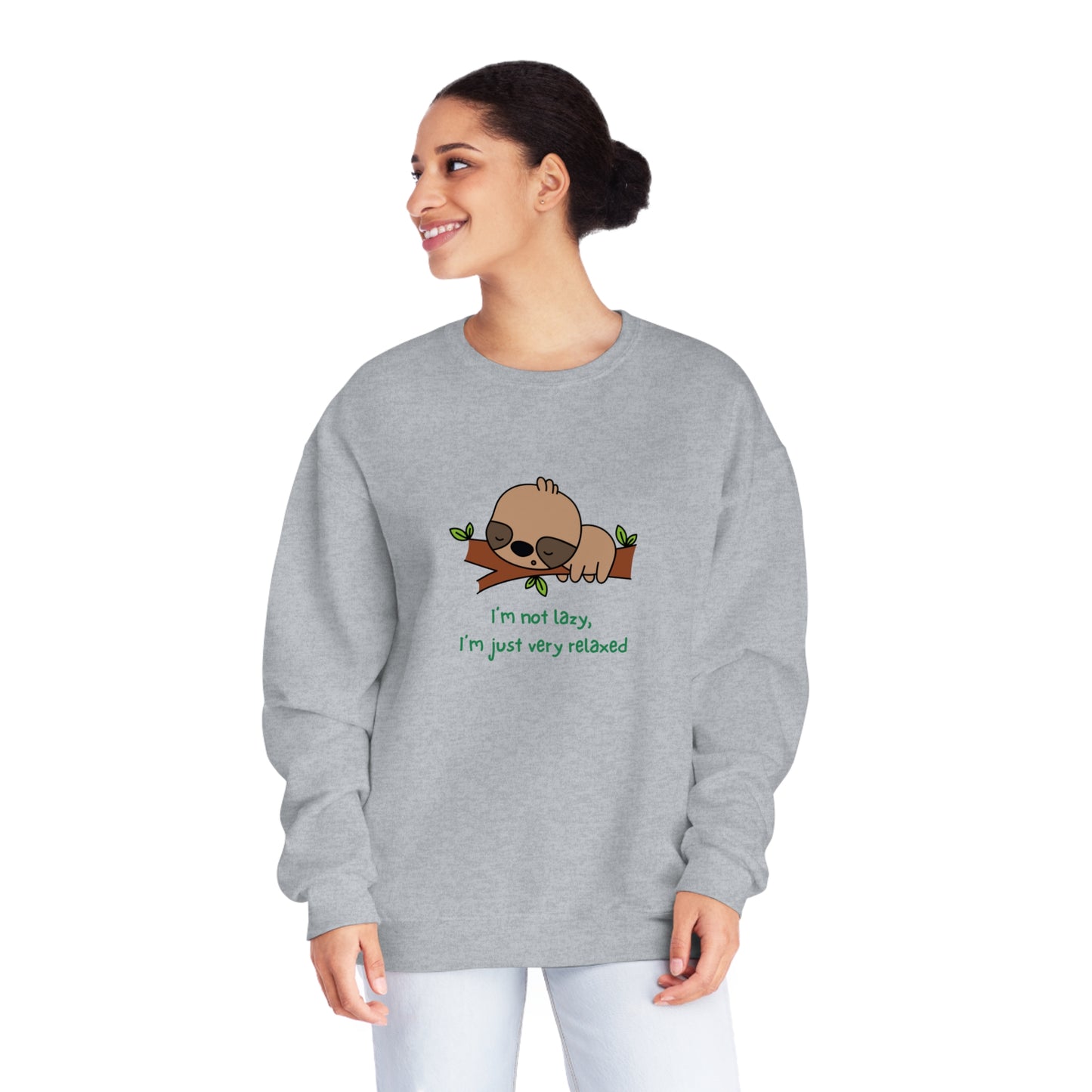 I'm Not Lazy. I'm Just Very Relaxed. Unisex NuBlend® Crewneck Sweatshirt