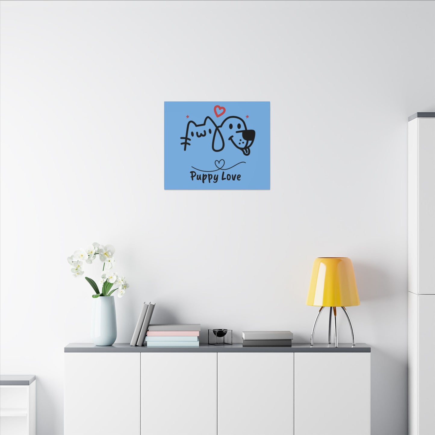 Puppy Love. Canvas Gallery Wraps