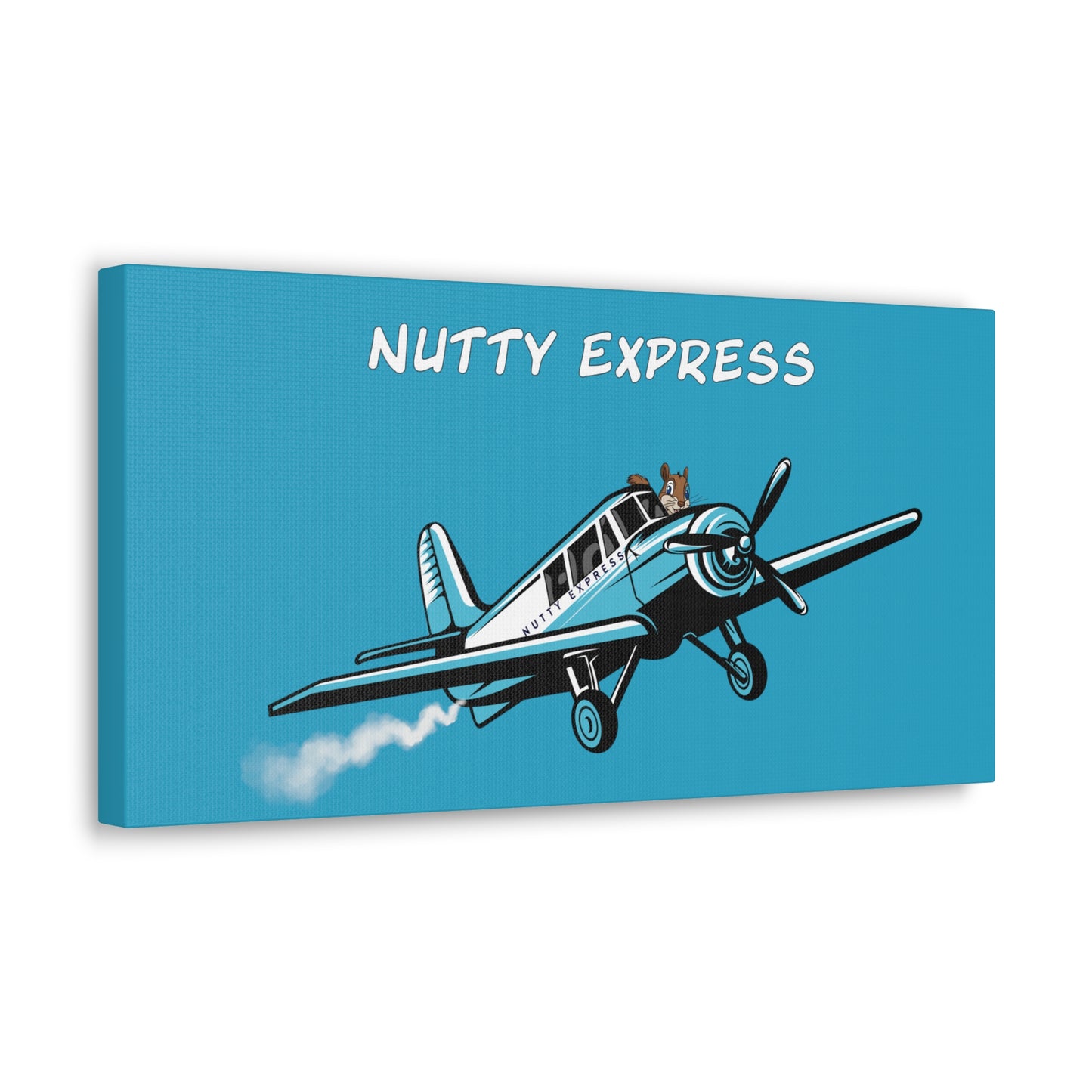 Nutty's Express Delivery. Always On-Time. Canvas Gallery Wraps