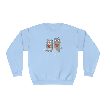 Happy Cat's. Prrr Meow. Unisex NuBlend® Crewneck Sweatshirt