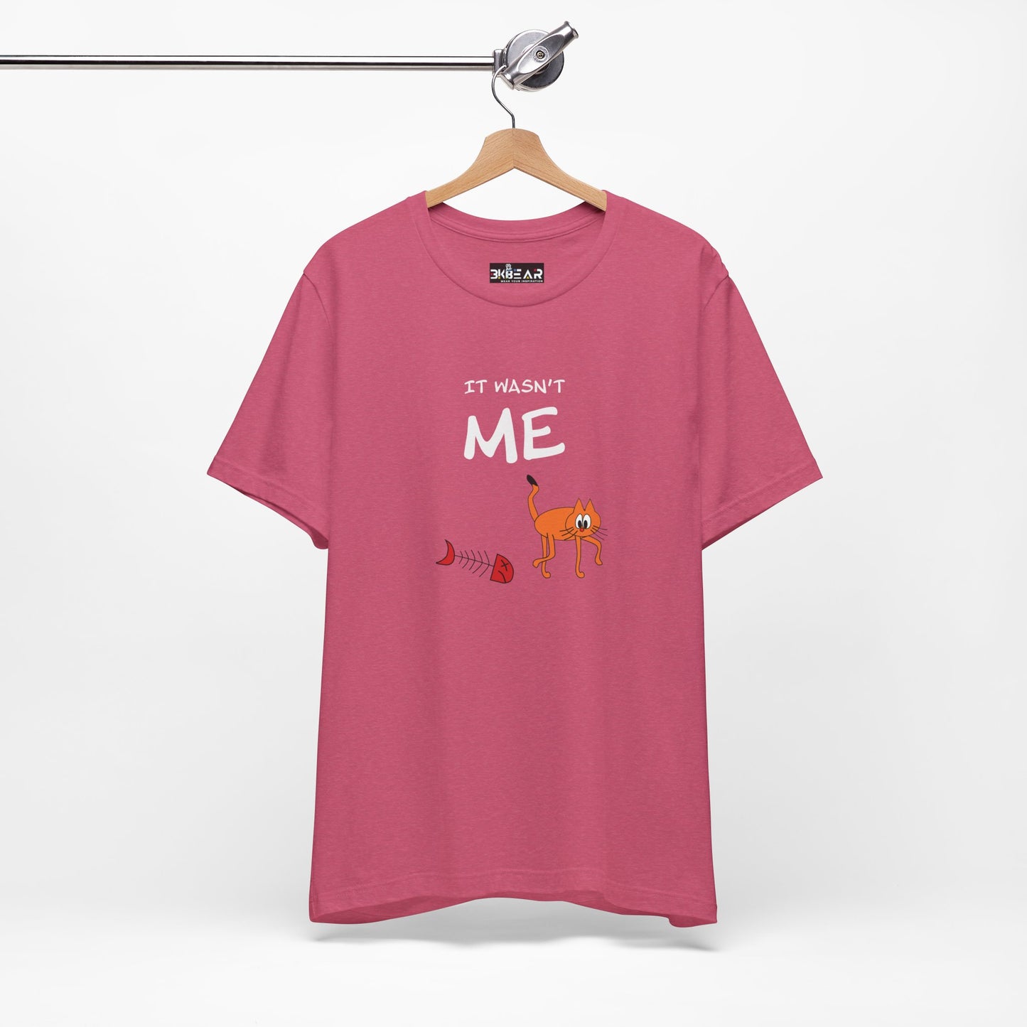 Leo The Cat Didn't Do It. Unisex Jersey Short Sleeve Tee